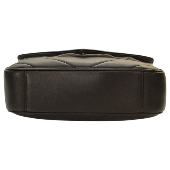 Yves Saint Laurent LOULOU small in MATELASSÉ black lambskin leather shoulder bag - Picture 8 of 16